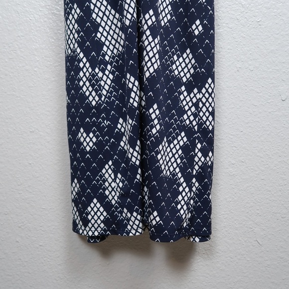 Eliza J Geometric Abstract Print Sleeveless Jersey Maxi Dress 4 - Picture 8 of 10